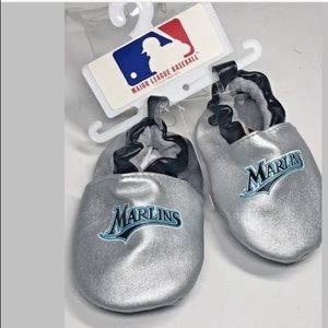 SKIDDERS MLB Florida Marlins Baby Shoes 0-6 Months